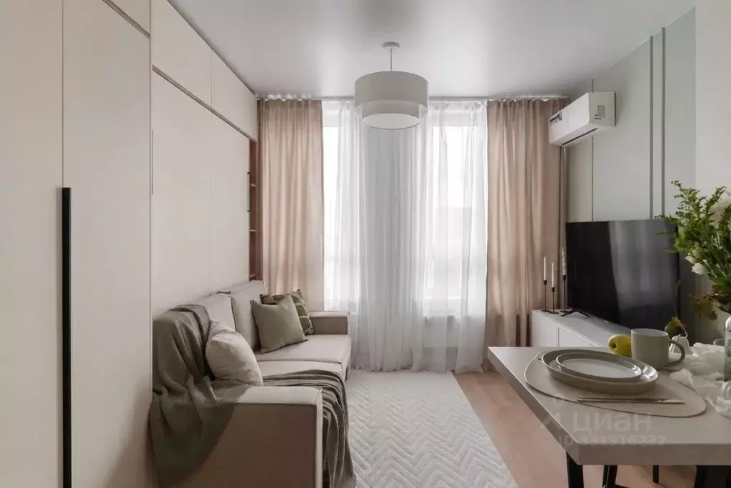 Студия Москва Производственная ул., 19к2 (23.0 м) - Фото 2