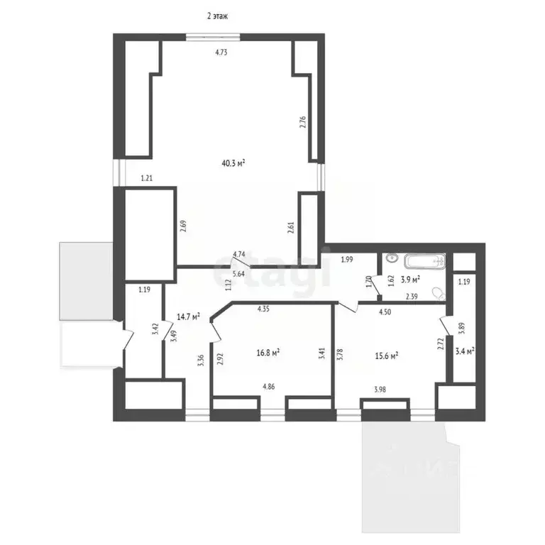 Дом в Крым, Судак муниципальный округ, с. Морское ул. Виноградная (185 ... - Фото 2