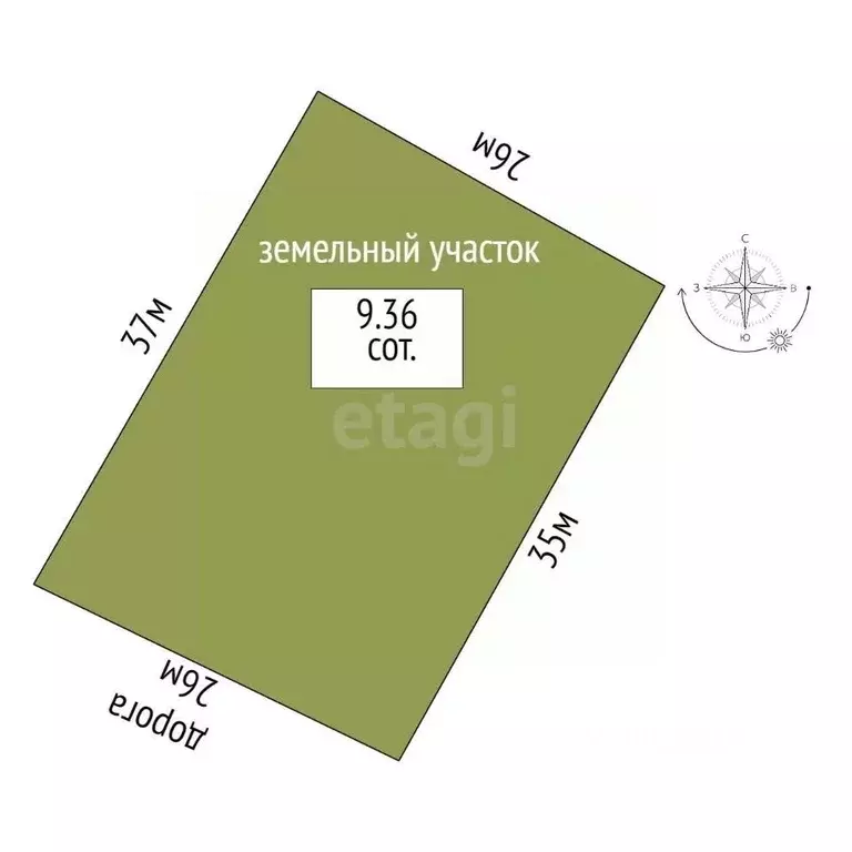 Участок в Ростовская область, Азовский район, Елизаветинское с/пос, ... - Фото 2