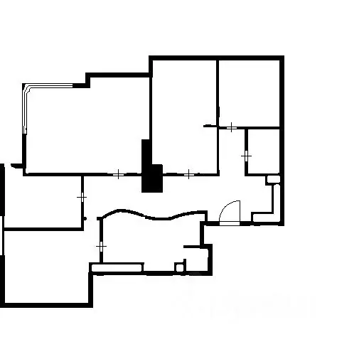 4-к кв. Москва 1-й Смоленский пер., 17 (204.2 м) - Фото 2