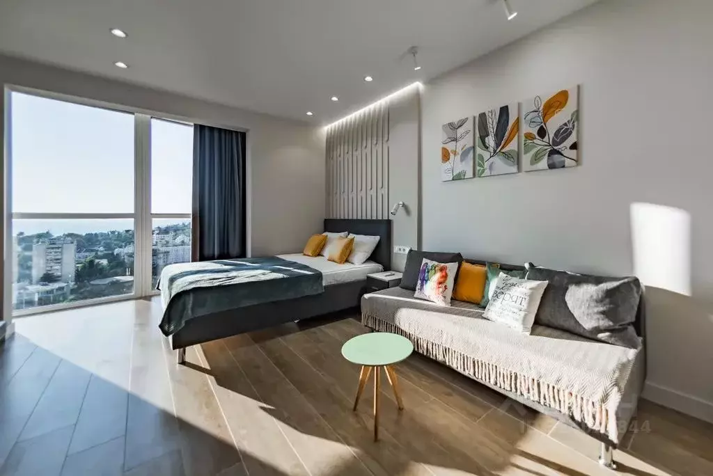 Студия Краснодарский край, Сочи Центральный мкр, ул. Войкова, 27 (26.0 ... - Фото 1