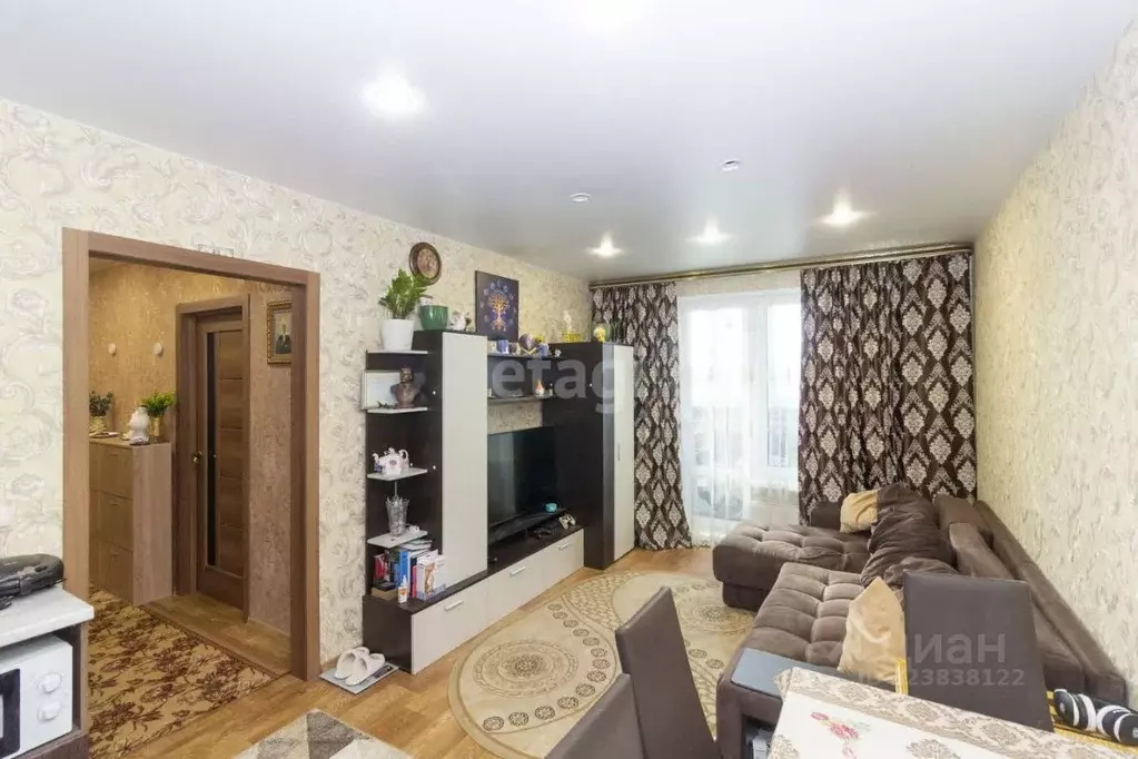 1-к кв. Тюменская область, Тюмень ул. Вадима Бованенко, 1 (43.6 м) - Фото 1