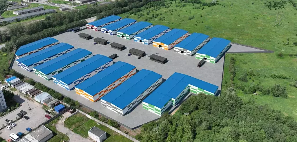 Склад в Ленинградская область, Гатчинский район, Вайялово промышленная ... - Фото 2