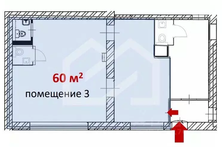 Помещение свободного назначения в Москва ул. Фридриха Энгельса, 7-21 ... - Фото 2