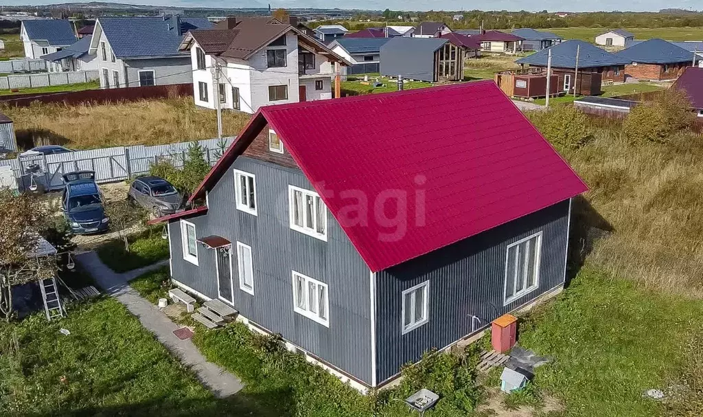 Дом в Ленинградская область, Гатчинский муниципальный округ, д. Бугры ... - Фото 1