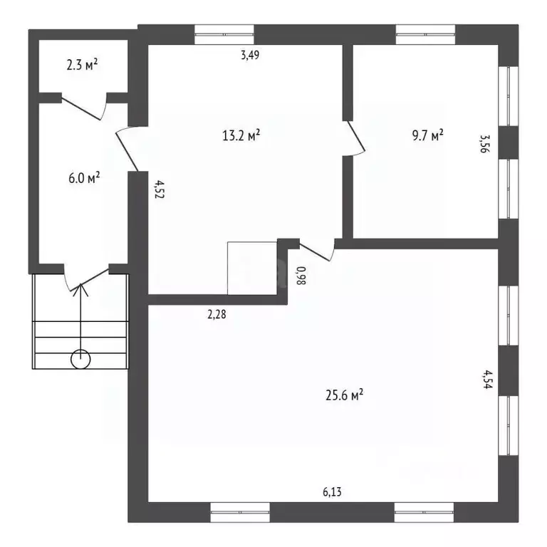 Дом в Амурская область, Благовещенск ул. Шафира, 52 (49 м) - Фото 1