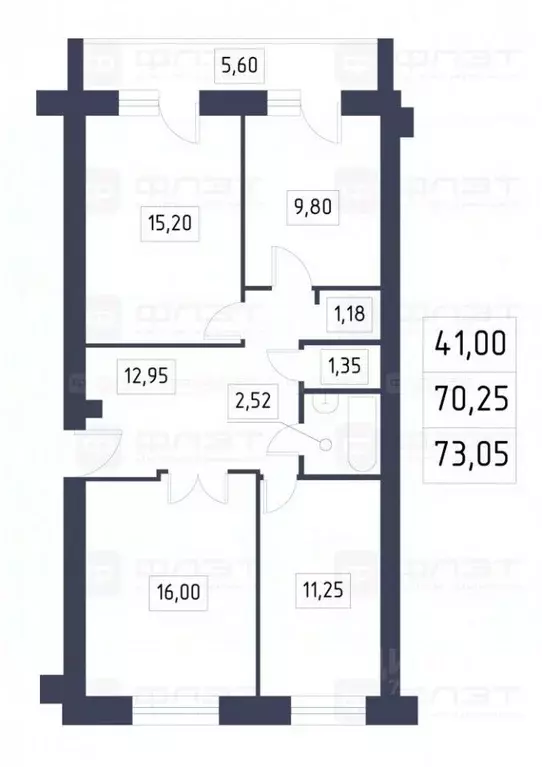3-к кв. Татарстан, Пестречинский район, Богородское с/пос, д. Куюки ... - Фото 1