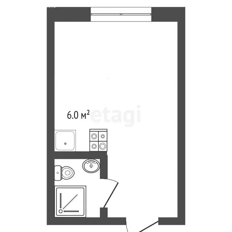 Квартира-студия: Сочи, микрорайон Бытха, Ясногорская улица, 16/6к4 ... - Фото 1