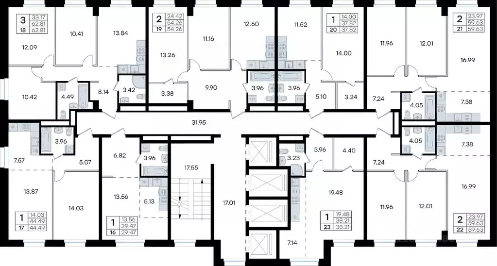 1-к кв. Приморский край, Владивосток ул. Тухачевского, 80 (37.82 м) - Фото 2