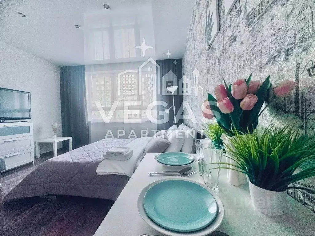 1-к кв. Нижегородская область, Нижний Новгород просп. Гагарина, 101к1 ... - Фото 1