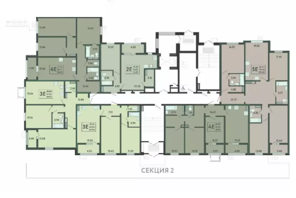 2-к кв. Воронежская область, с. Новая Усмань, Ольха мкр  (69.3 м) - Фото 2