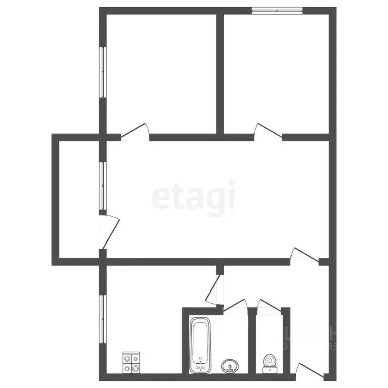 3-к кв. Иркутская область, Ангарск 17-й мкр, 12 (133.5 м) - Фото 1