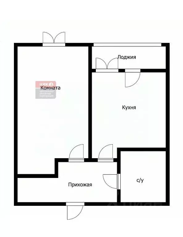 1-к кв. Рязанская область, Рязань ул. Островского, 122 (37.0 м) - Фото 1
