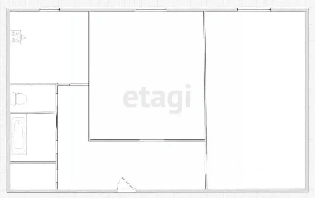 2-к кв. Смоленская область, Починковский муниципальный округ, д. Лосня ... - Фото 2