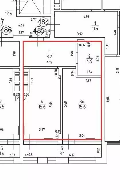 1-комнатная квартира: Зеленоградск, улица Гагарина, 87 (50.5 м) - Фото 1