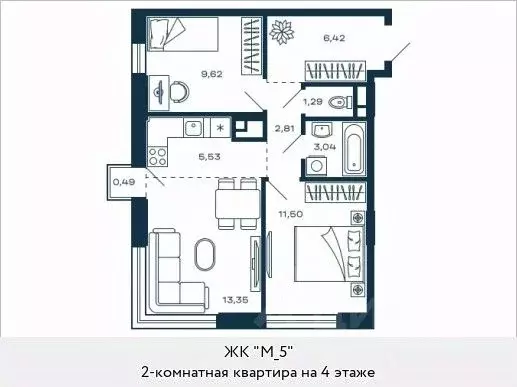 Дом 54 Квадратных Метра Купить