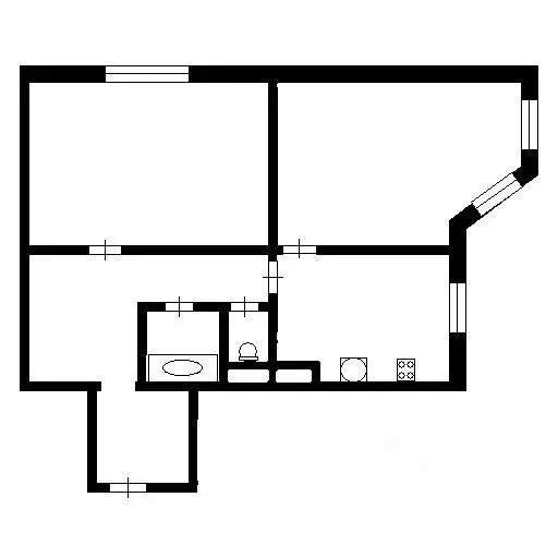 2-к кв. Санкт-Петербург Киришская ул., 11/16 (52.0 м) - Фото 1