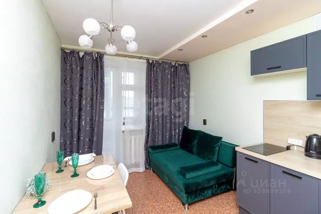 1-к кв. Тюменская область, Тюмень ул. Ю.-Р.Г. Эрвье, 12 (40.0 м) - Фото 1