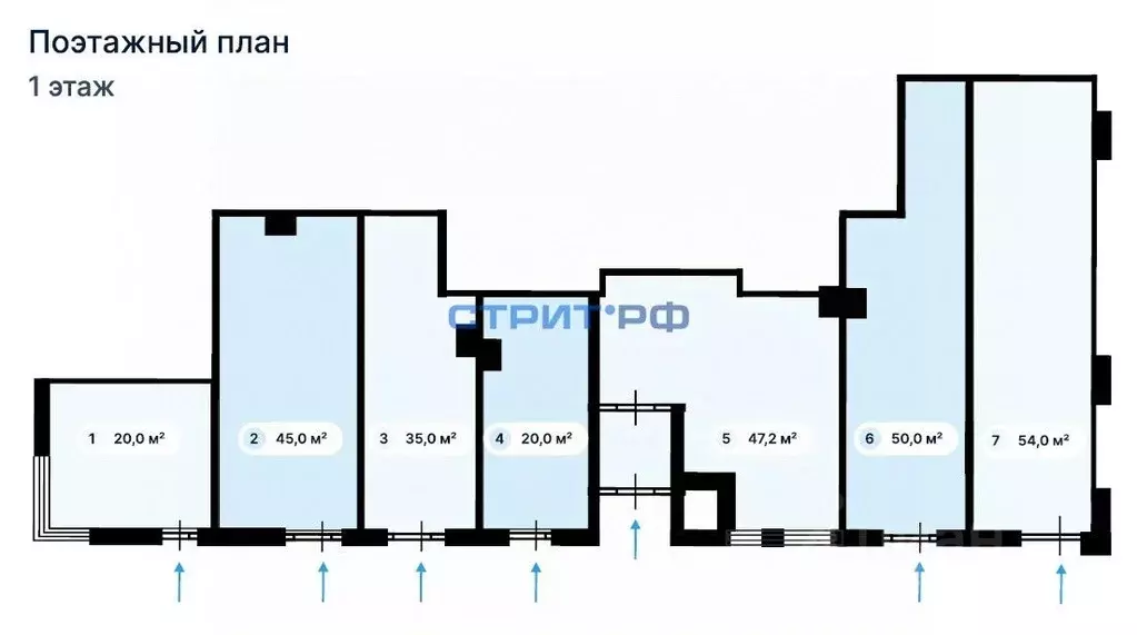 Торговая площадь в Москва Профсоюзная ул., 60/1 (54 м) - Фото 2