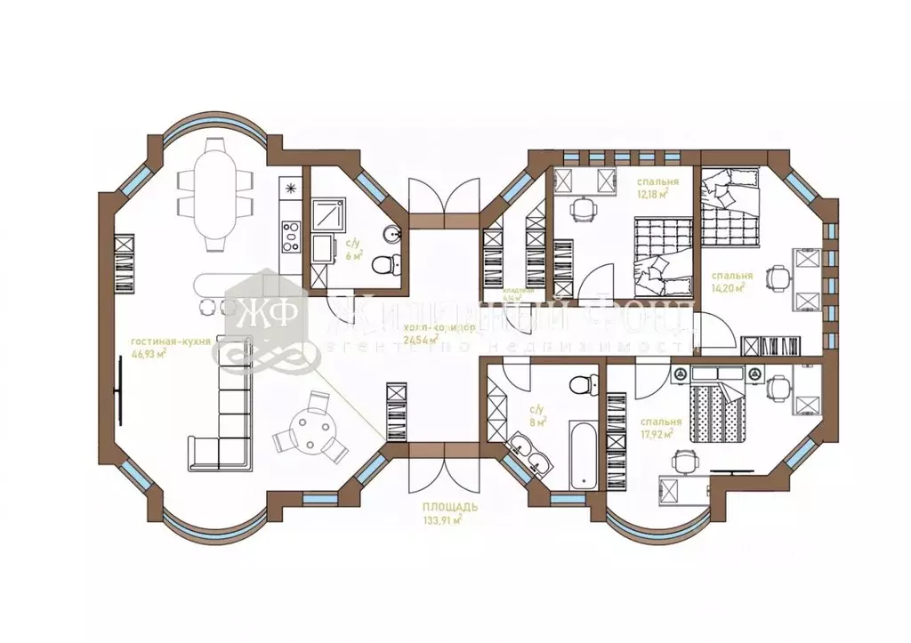 Дом в Курская область, Курский район, Моковский сельсовет, д. Гремячка ... - Фото 2
