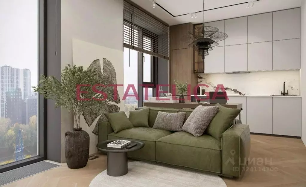 Студия Москва Причальный проезд, 10к2 (35.0 м) - Фото 2