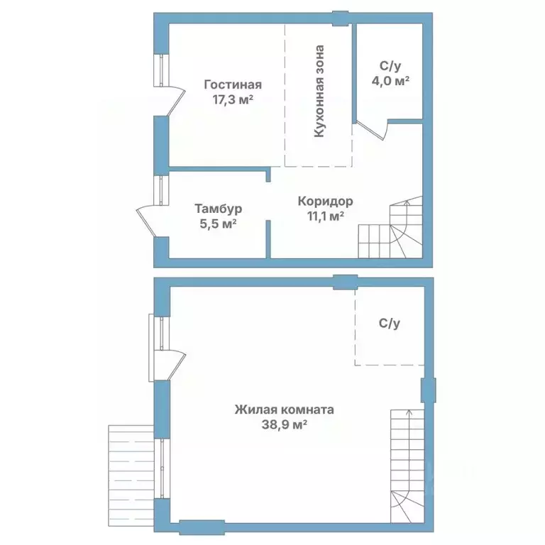 Таунхаус в Новосибирская область, Мошковский район, пос. Октябрьский, ... - Фото 1