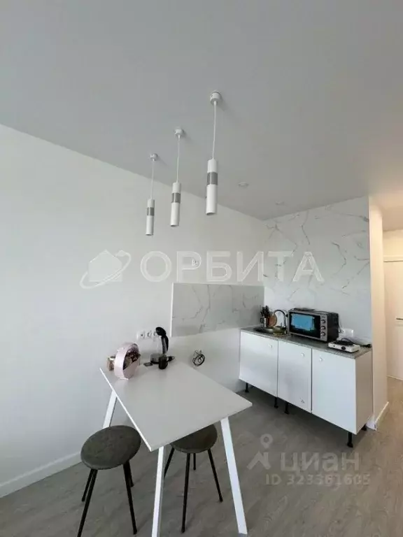 Студия Тюменская область, Тюмень ул. Раушана Абдуллина, 6к1 (28.5 м) - Фото 2