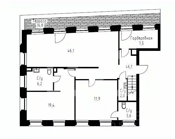 Помещение свободного назначения в Москва Пятницкая ул., 40С1 (144 м) - Фото 2