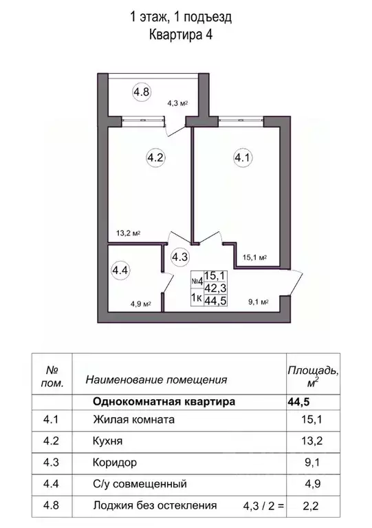 1-к кв. Белгородская область, Белгородский муниципальный округ, с. ... - Фото 1