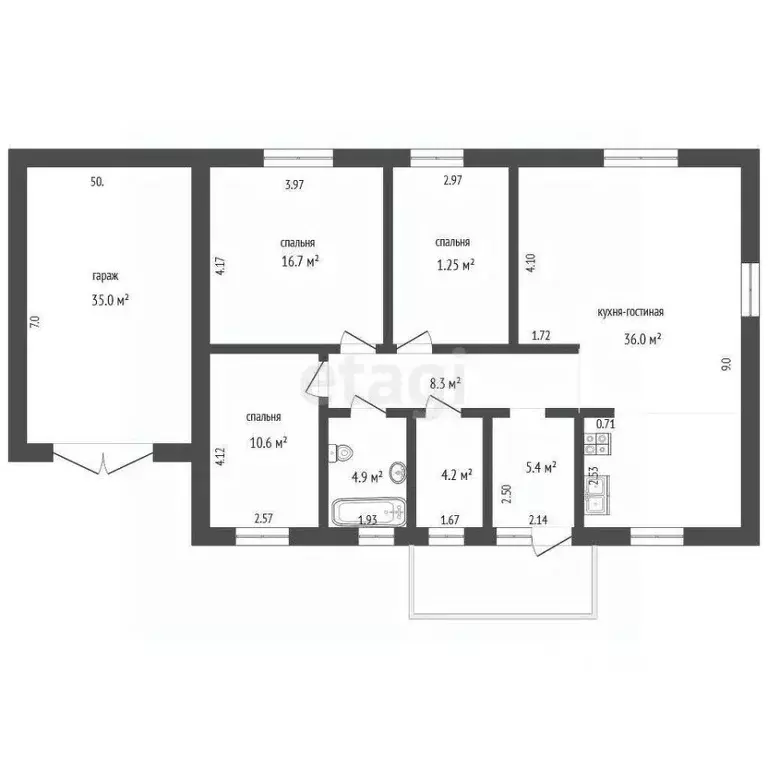 Дом в Вологодская область, д. Киндеево 7 (152 м) - Фото 1