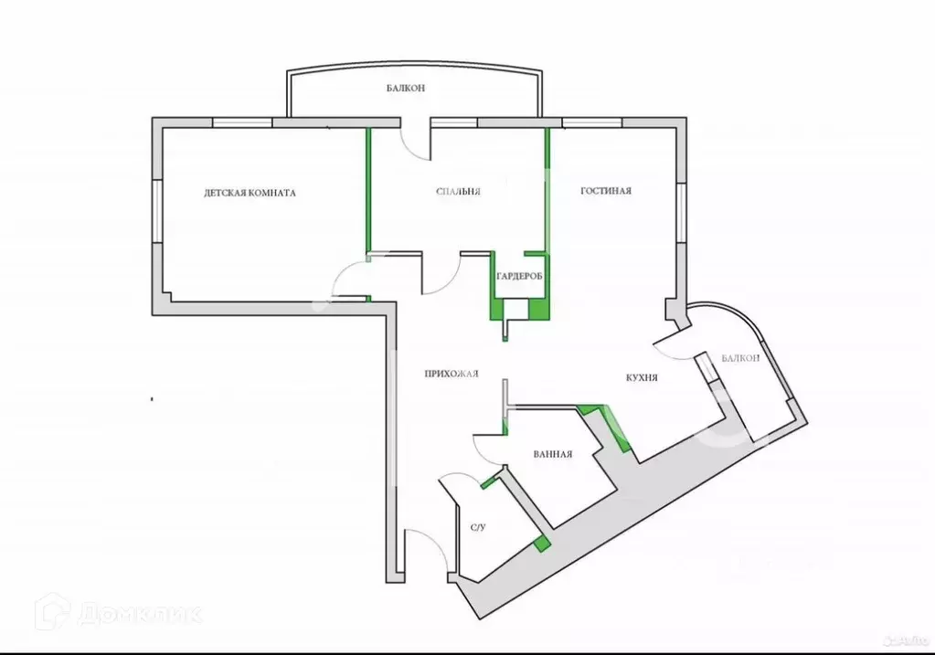 Продаётся 3-к квартира, 78.8 м - Фото 1