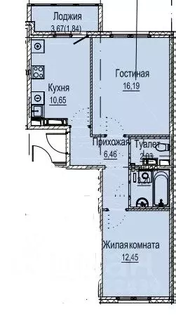 2-к кв. Нижегородская область, Нижний Новгород Лесной Городок мкр, ... - Фото 1