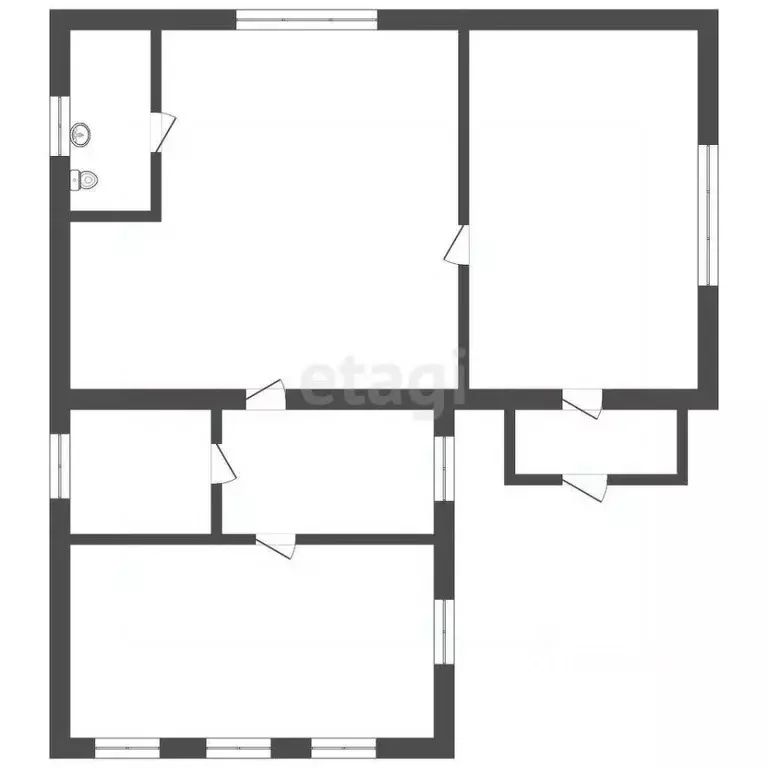 Дом в Челябинская область, Южноуральск Комсомольский пер., 4 (56 м) - Фото 2