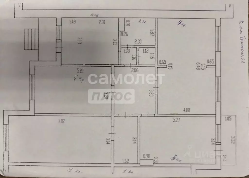 3-к кв. Брянская область, Брянск ул. Романа Брянского, 21 (113.7 м) - Фото 1