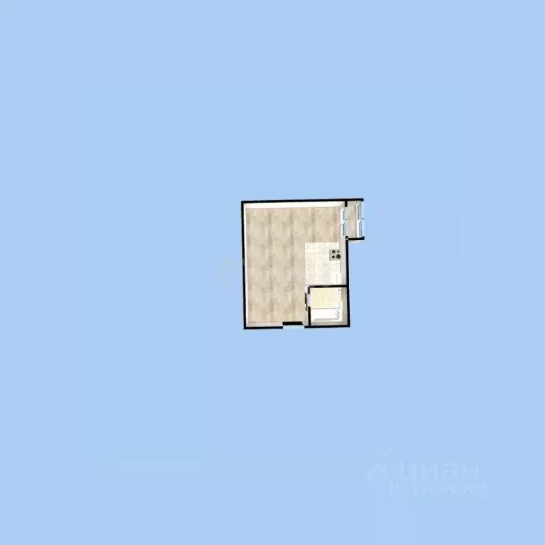 1-к кв. Башкортостан, Уфа ул. Пархоменко, 131 (29.0 м) - Фото 1