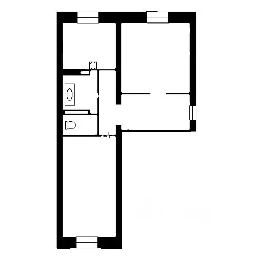 2-к кв. Башкортостан, Уфа ул. 50 лет СССР, 24 (47.0 м) - Фото 2