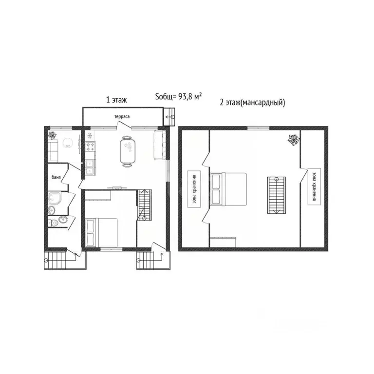 Дом в Брянская область, Брянск Десна-2 садовое общество,  (94 м) - Фото 2