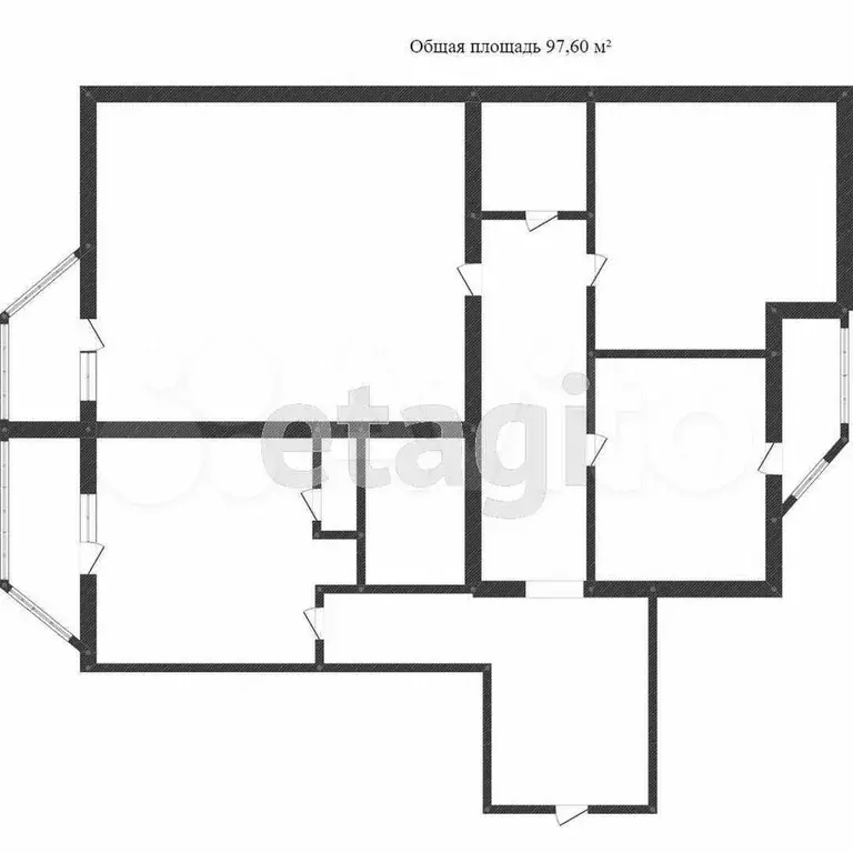 3-к. квартира, 92 м, 1/2 эт. - Фото 0