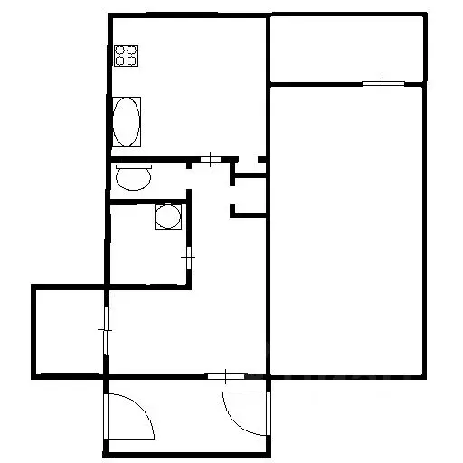 2-к кв. Ленинградская область, Приозерск ул. Маяковского, 15 (44.3 м) - Фото 2