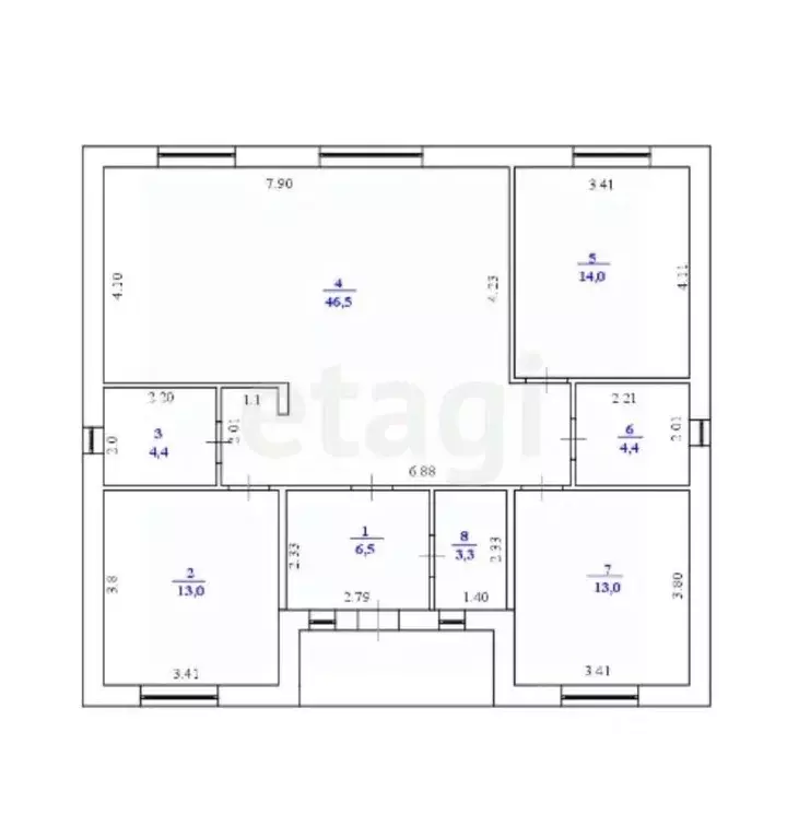 Дом в Ульяновская область, Ульяновский район, Ишеевка рп  (109 м) - Фото 2