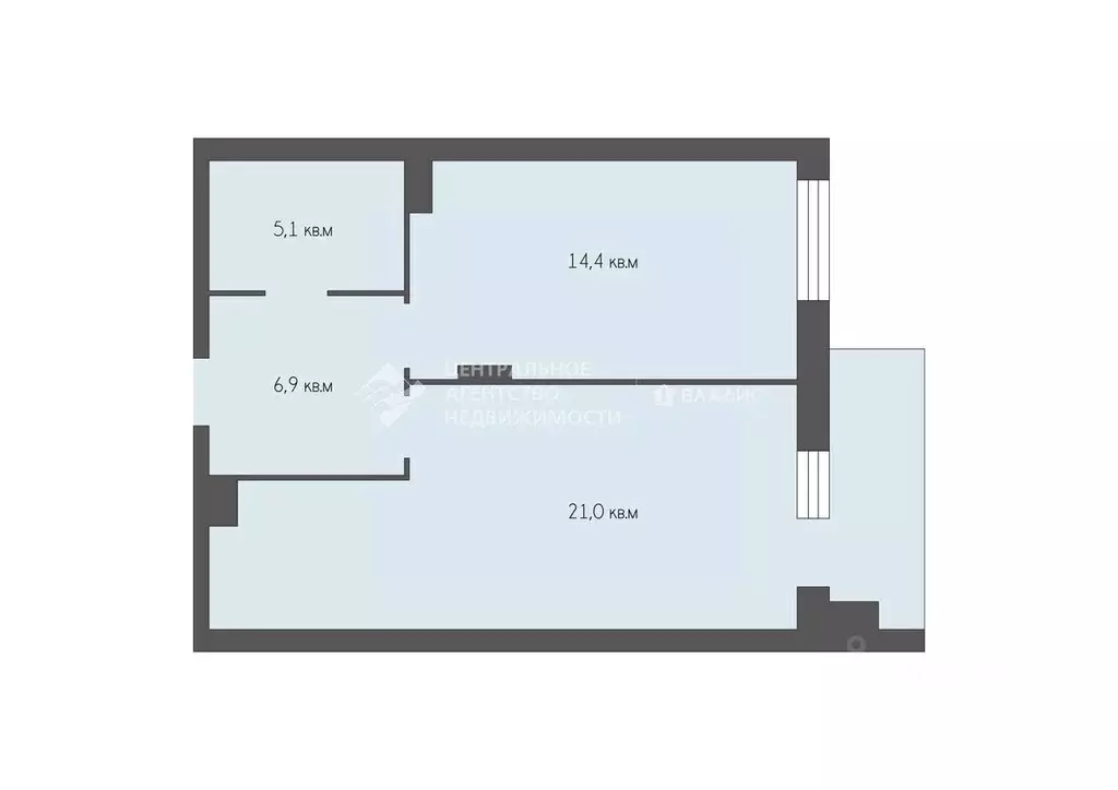 1-к кв. Рязанская область, Рязань Песочня тер., ул. Тимуровцев, 5к5 ... - Фото 2