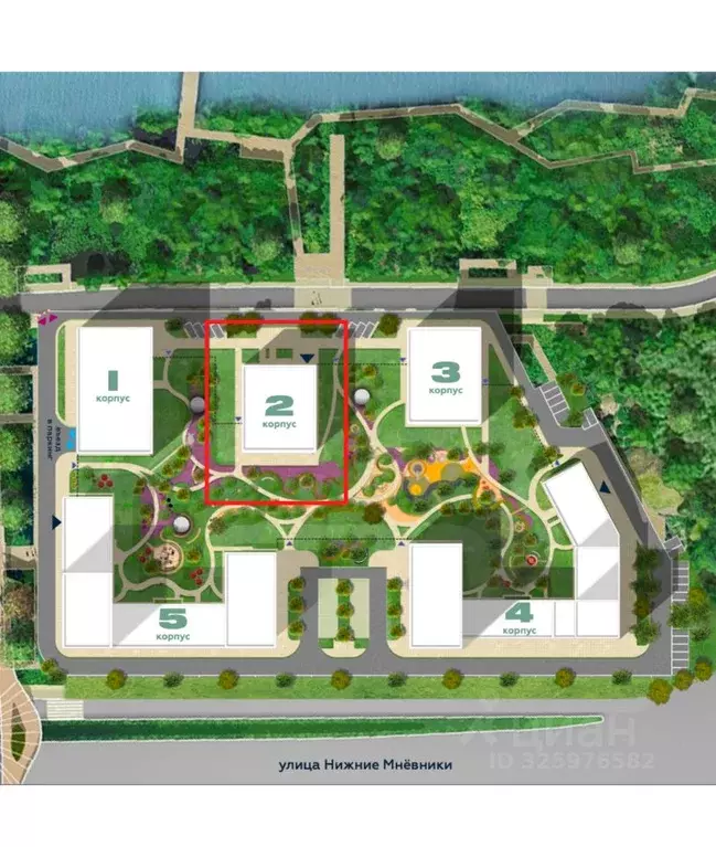 2-к кв. Москва ул. Нижние Мневники, 9 (76.0 м) - Фото 2