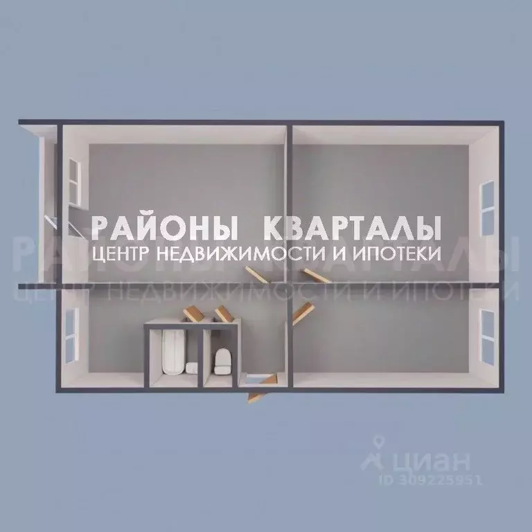 3-к кв. Челябинская область, Челябинск Российская ул., 65 (62.0 м) - Фото 1