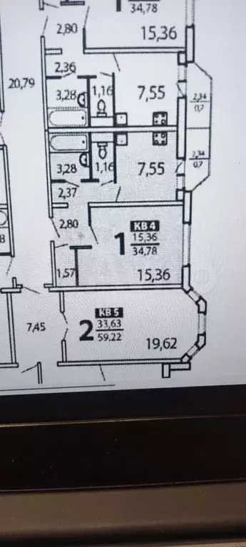 1-к. квартира, 35 м, 7/17 эт. - Фото 0