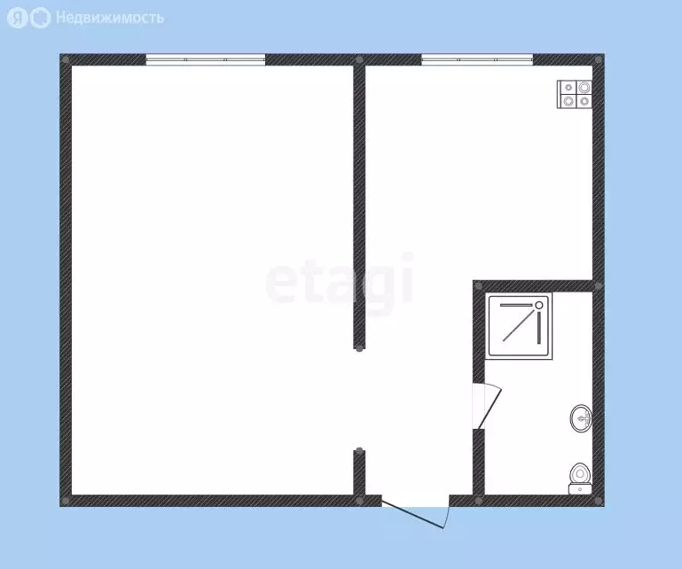 1-комнатная квартира: Балашов, улица 30 лет Победы, 170 (36.3 м) - Фото 1