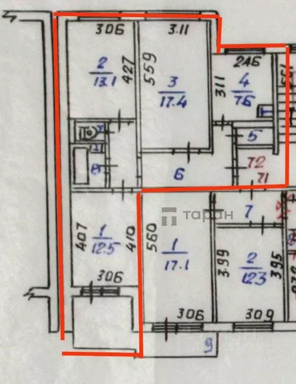 3-к кв. Челябинская область, Челябинск просп. Победы, 388 (65.9 м) - Фото 2