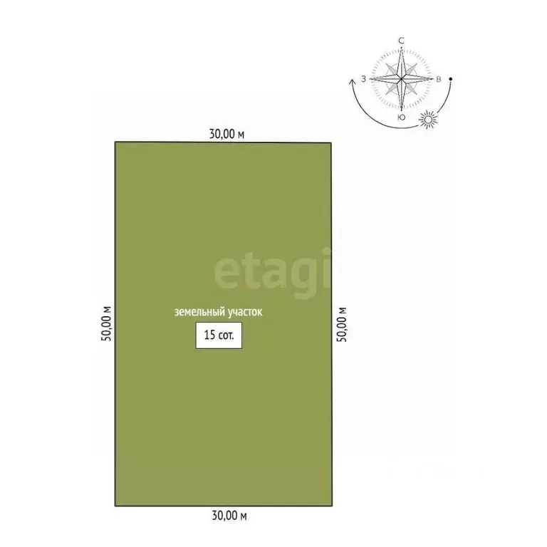 Участок в Амурская область, Благовещенский район, с. Грибское  (15.0 ... - Фото 2