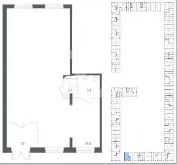 Помещение свободного назначения в Московская область, Мытищи пер. 1-й ... - Фото 2