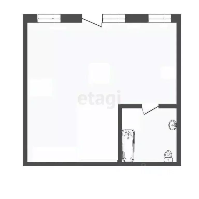 1-к кв. Севастополь ул. Челнокова, 29к3 (51.5 м) - Фото 2