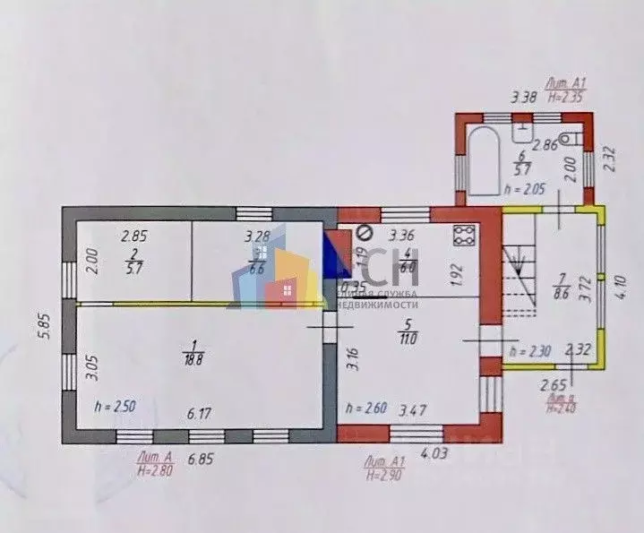 Дом в Тульская область, Белев Спортивная ул., 70 (62 м) - Фото 2